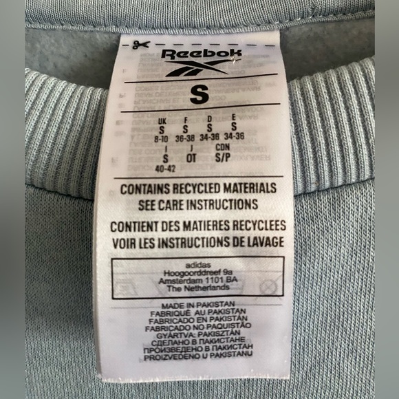 NWT Reebok Cropped Sweatshirt - Picture 4 of 7